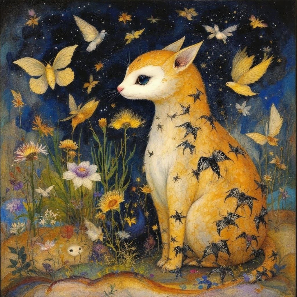 Whimsical Dream Animals in Artistic Styles