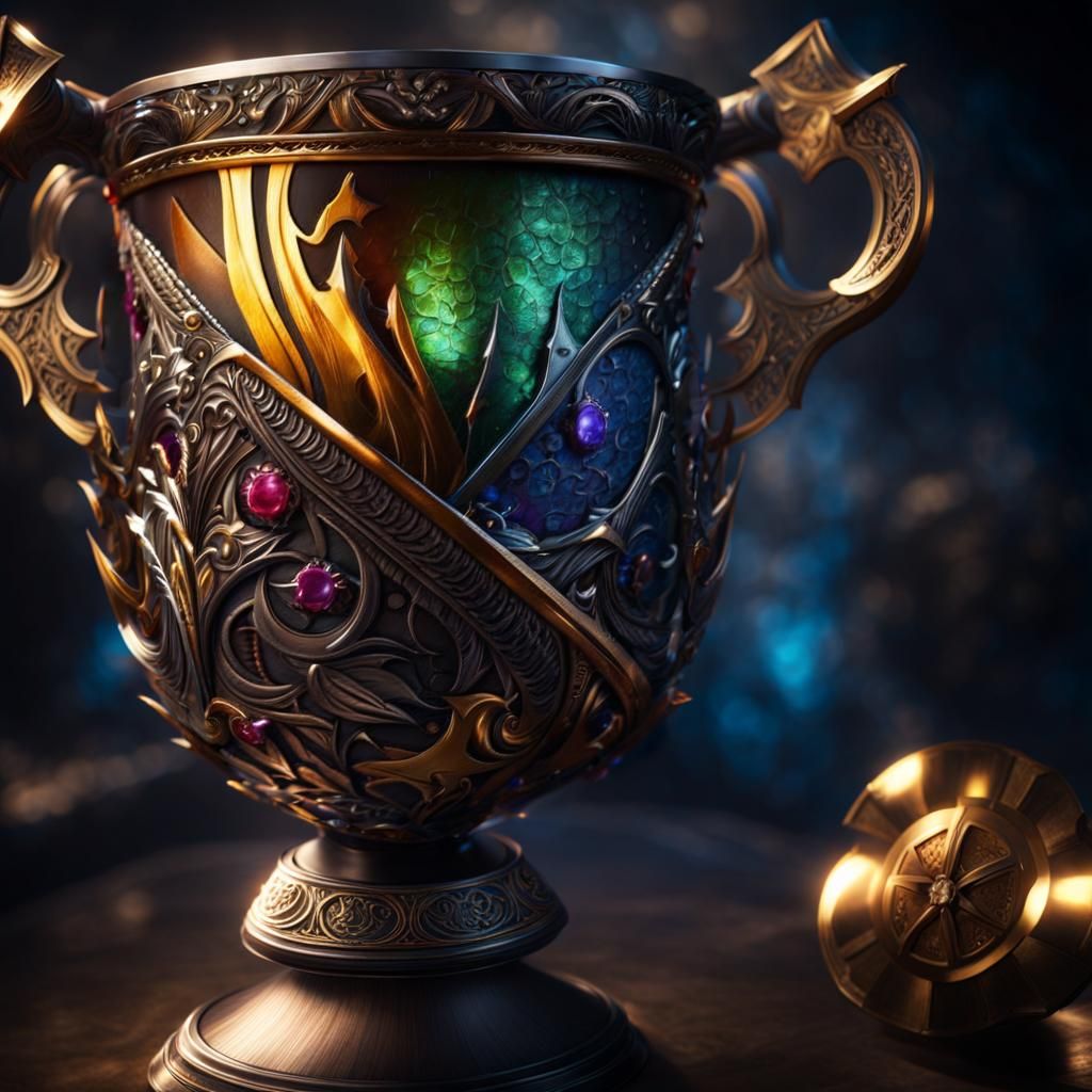 Magic: The Gathering Inspired Shield in HDR