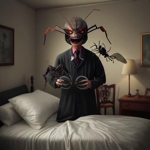 Horrifying Sleep Paralysis Demon in Dream World