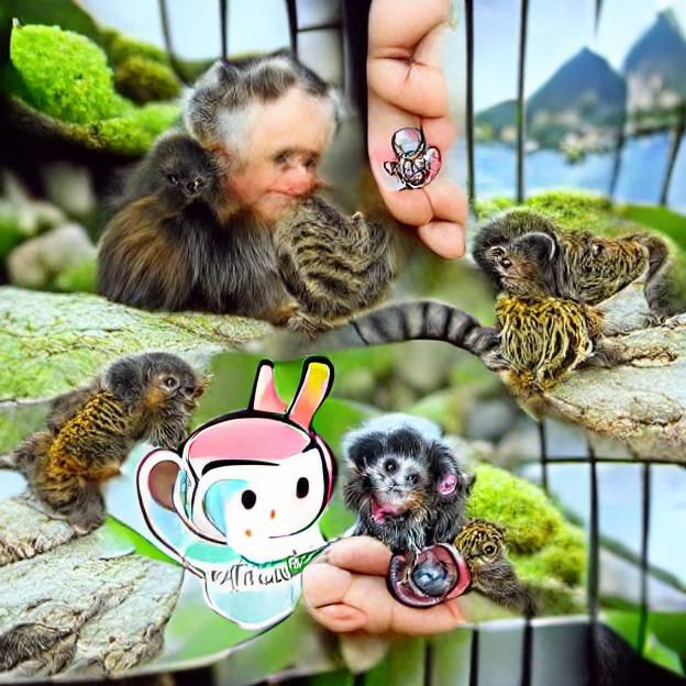Kawaii Kitty's Merry Meeting with Marmosets