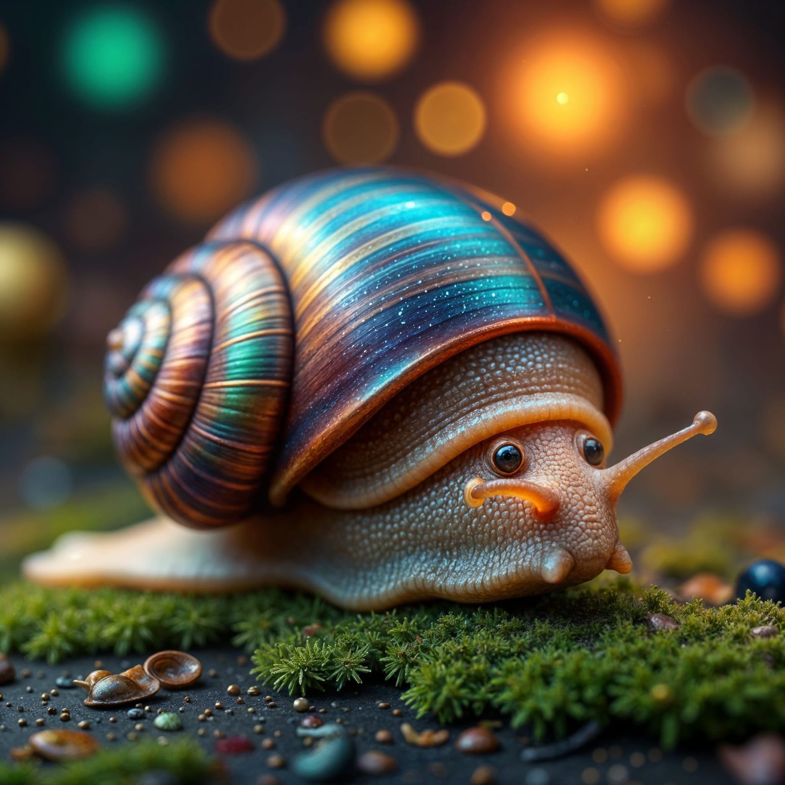 A beautiful snail.