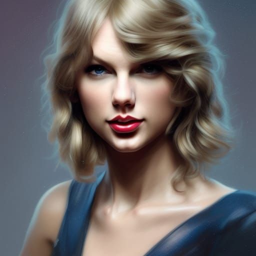 Taylor Swift Portrait in Artgerm Style