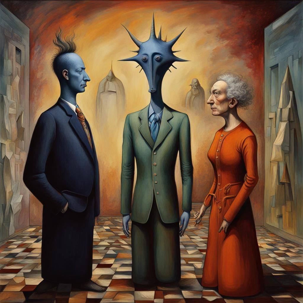 Dreamlike Surrealism in Warm Colors