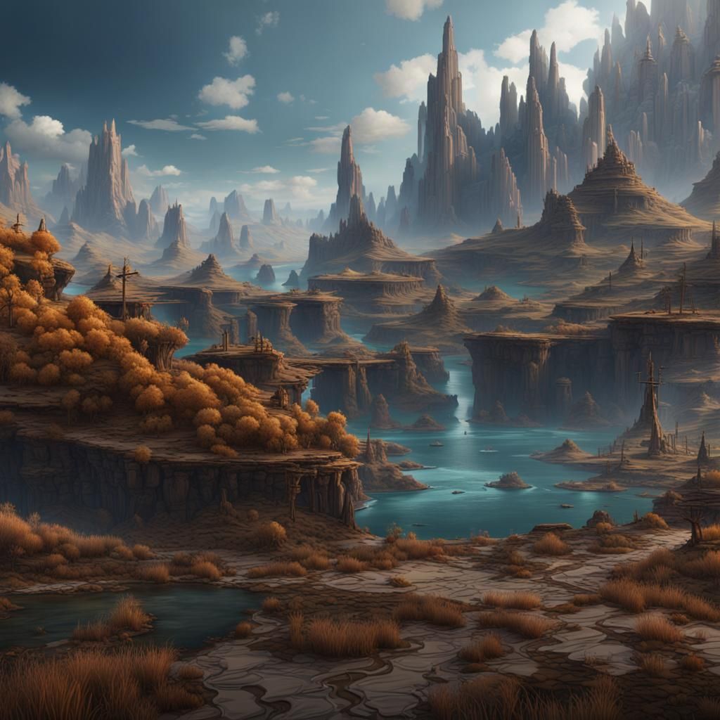 Climate Change Journey: Fantastical Concept Art