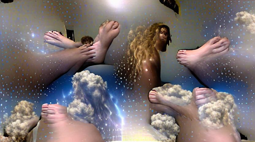 Detailed Hyperrealistic Foot Close-up