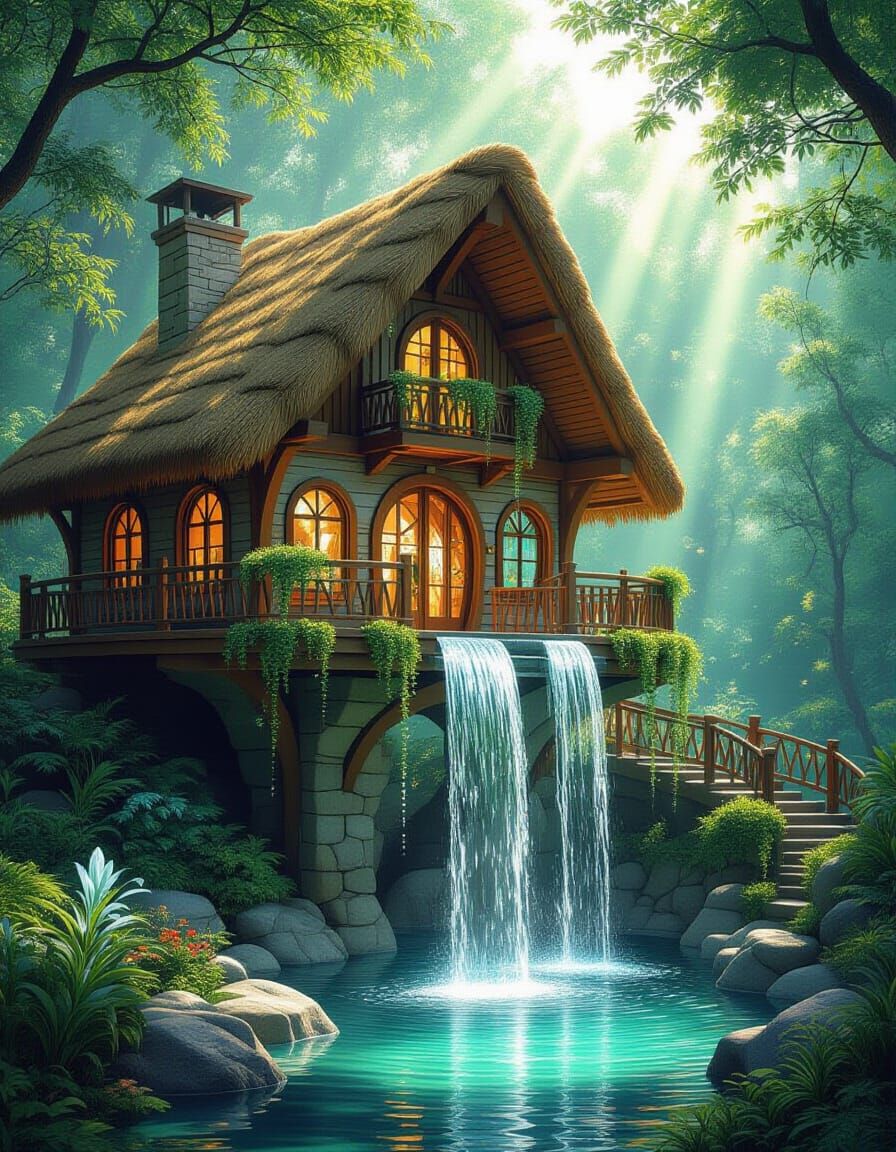 Magical Canadian Treehouse with Aurora Lighting