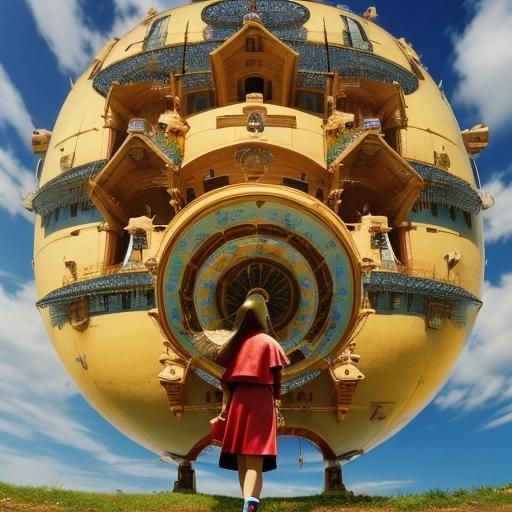 Vibrant 3D Hero Render in 8k