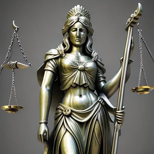 Iconic Lady Justice Symbol