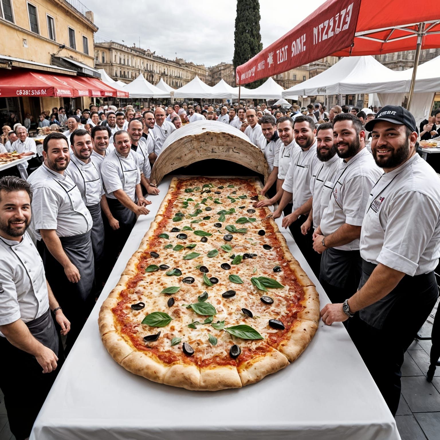 World's Largest Pizza: A Napoli Feast