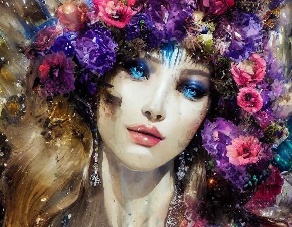 AI Brothers in Watercolor Galaxy