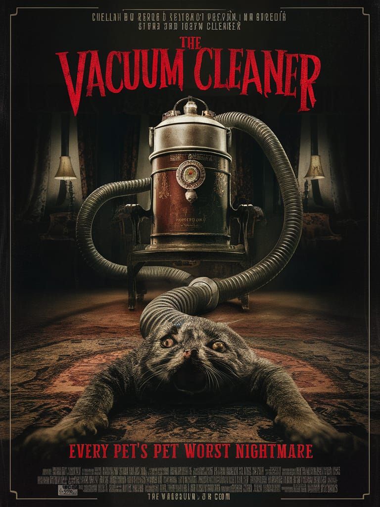 The Vacuum Cleaner: A Horror Movie Poster