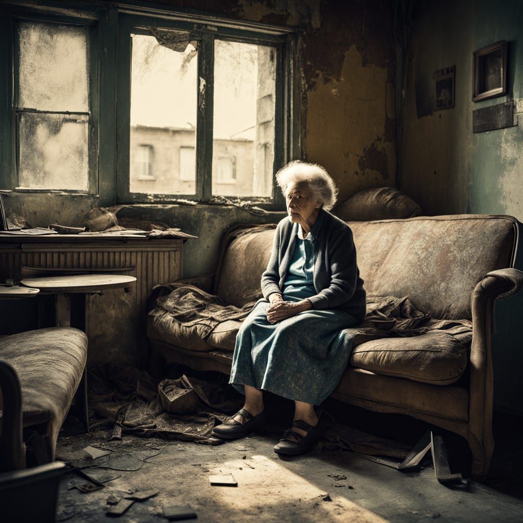 Worn, Forgotten Beauty in a Grungy Still Life