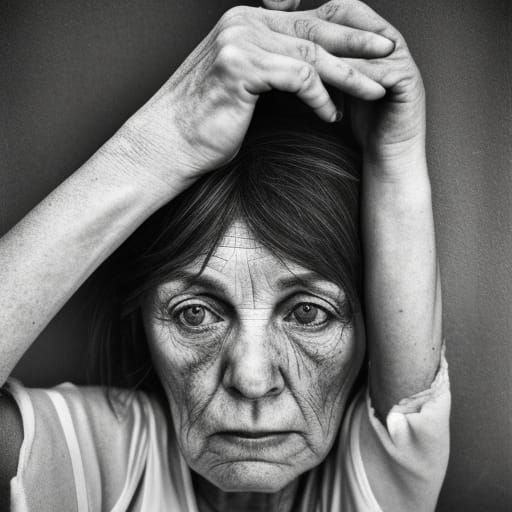 Portrait of a Tired Irish Woman