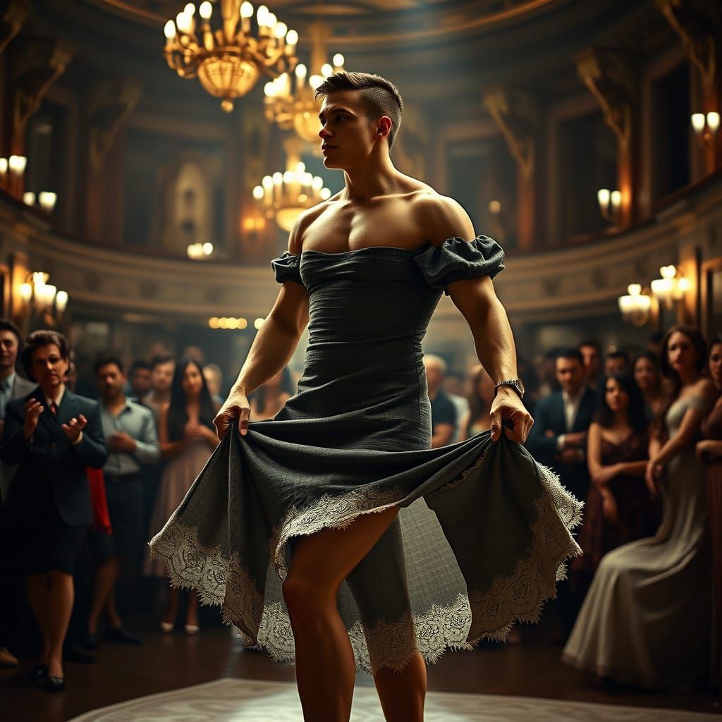 Confident Gentleman Steals the Show in Elegant Bridgerton-In...