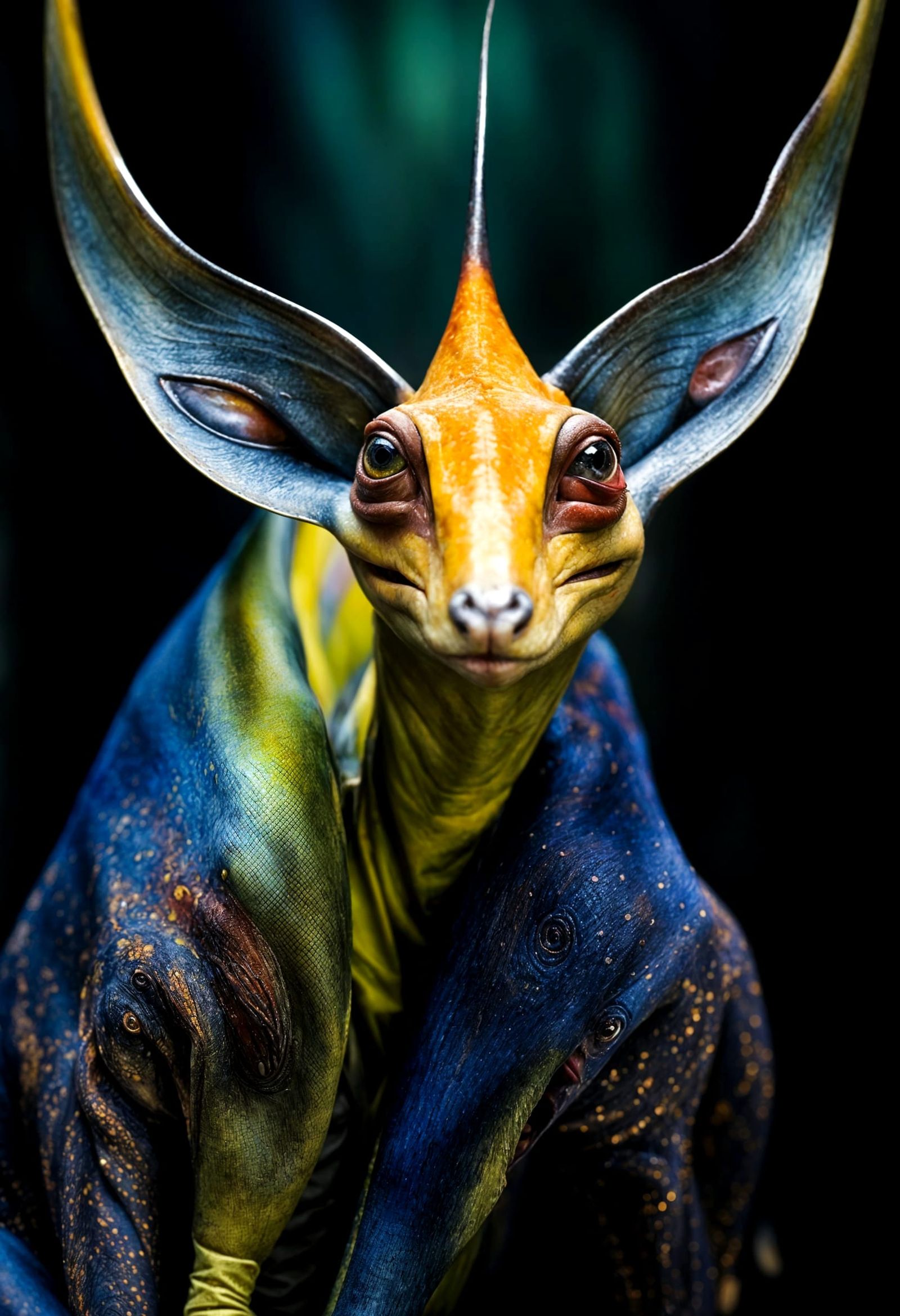 Surreal Alien Restaurant Celebration in Striking Detail