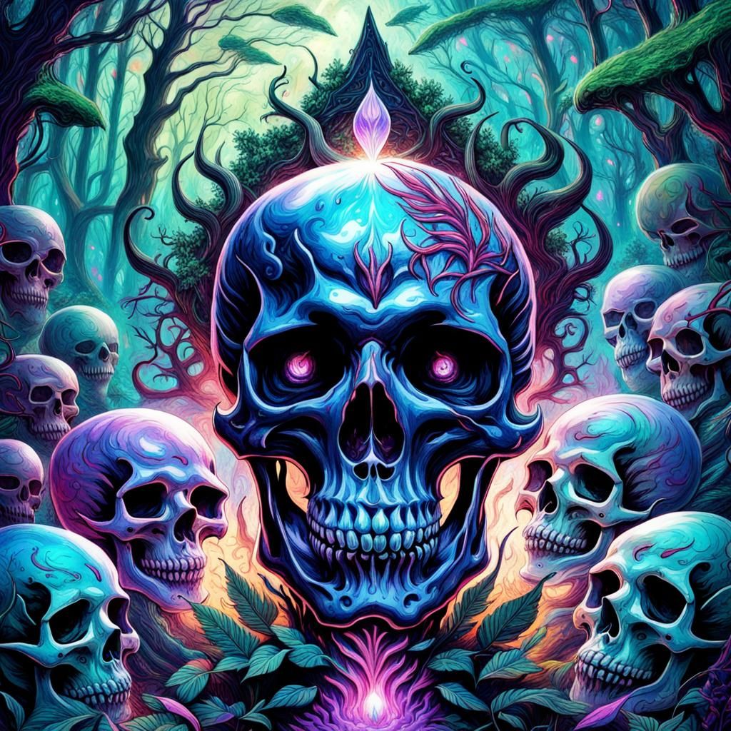 Dark Fairy in Venomous Skull Forest