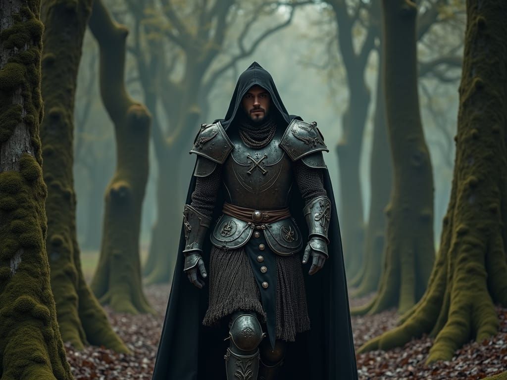 Ranger Walks Through Ancient Forest in 4K