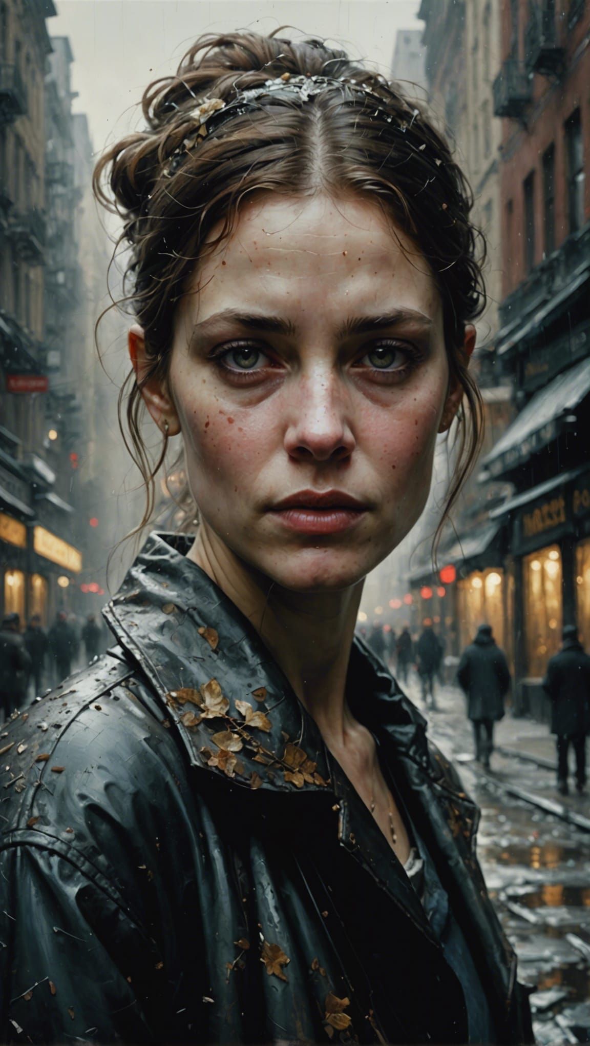 Hyperrealistic Portrait Evokes Gratitude in Mixed Media