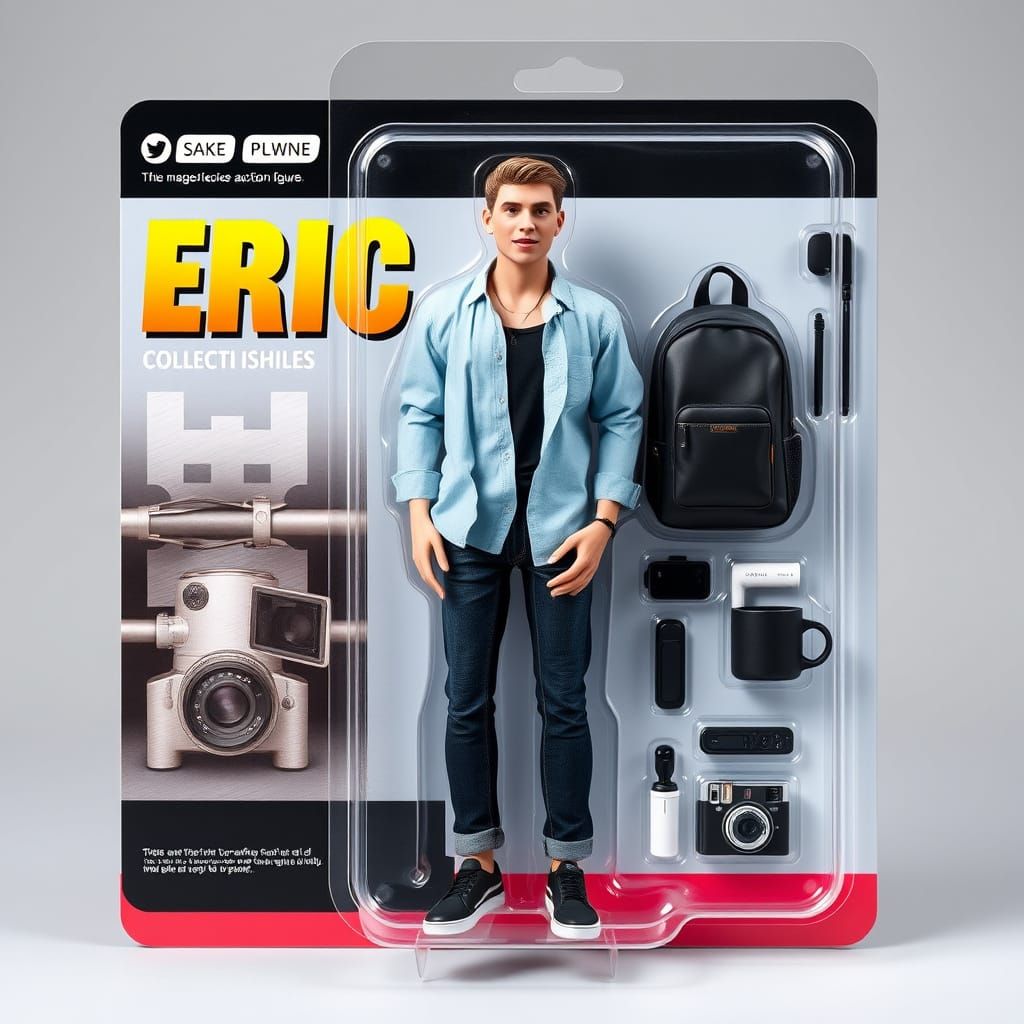 Modern Collectible Figure in Fashionable Packaging