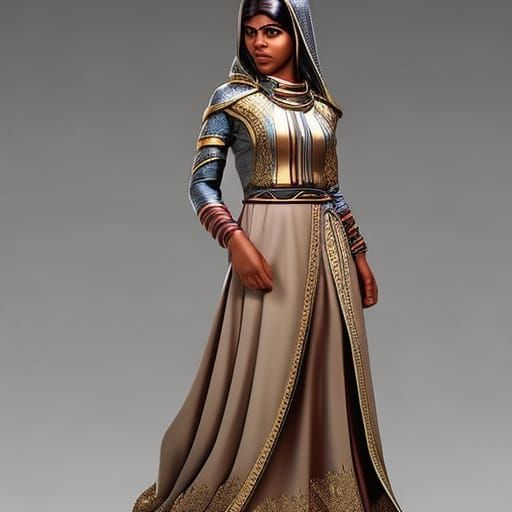 Malala Yousafzai in Dark Fantasy Comic Art Style