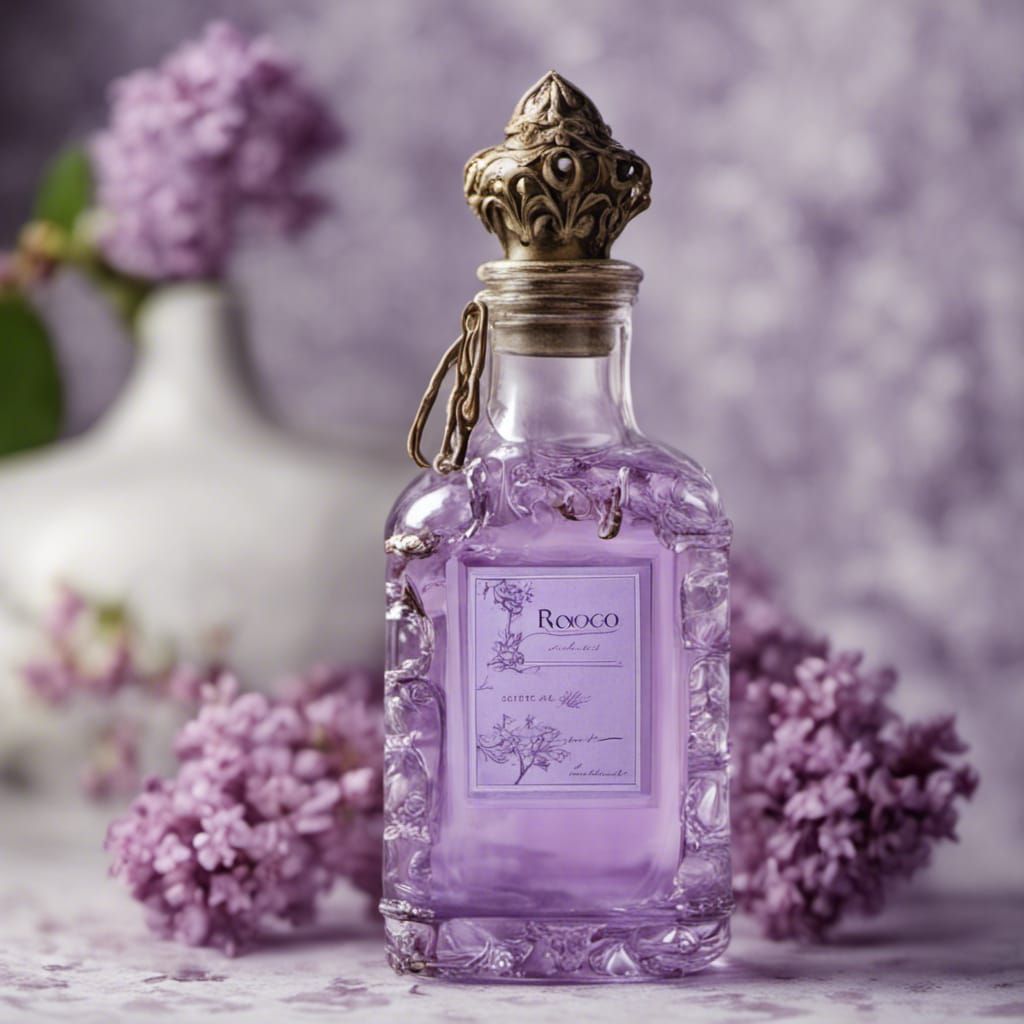 Rococo Bath Oil in Glass Bottle