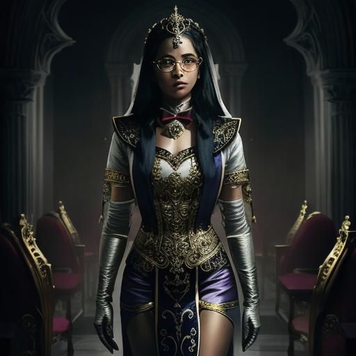 Mystical Deity in a Surreal Realm