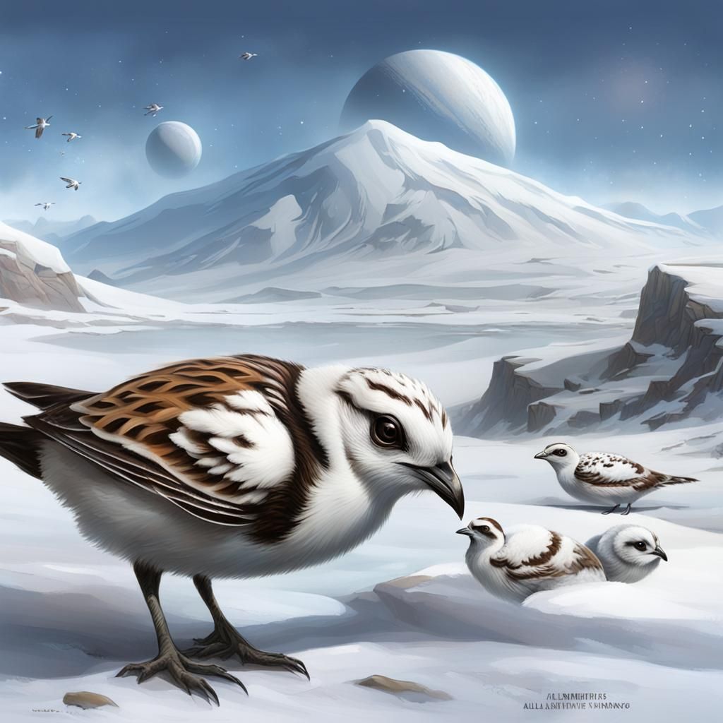 Exotic Alien Life on a Distant Exoplanet