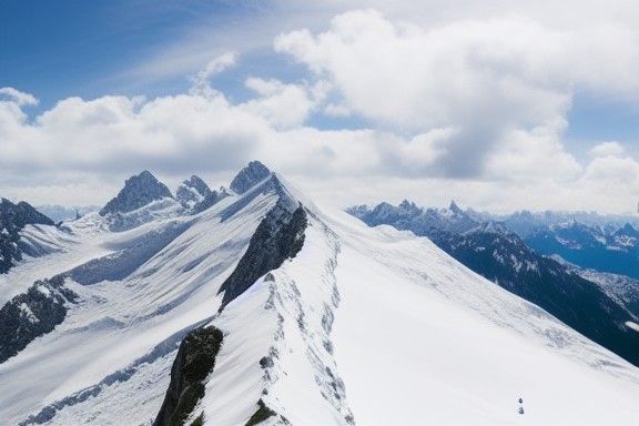 AI Generated Image of the Alps