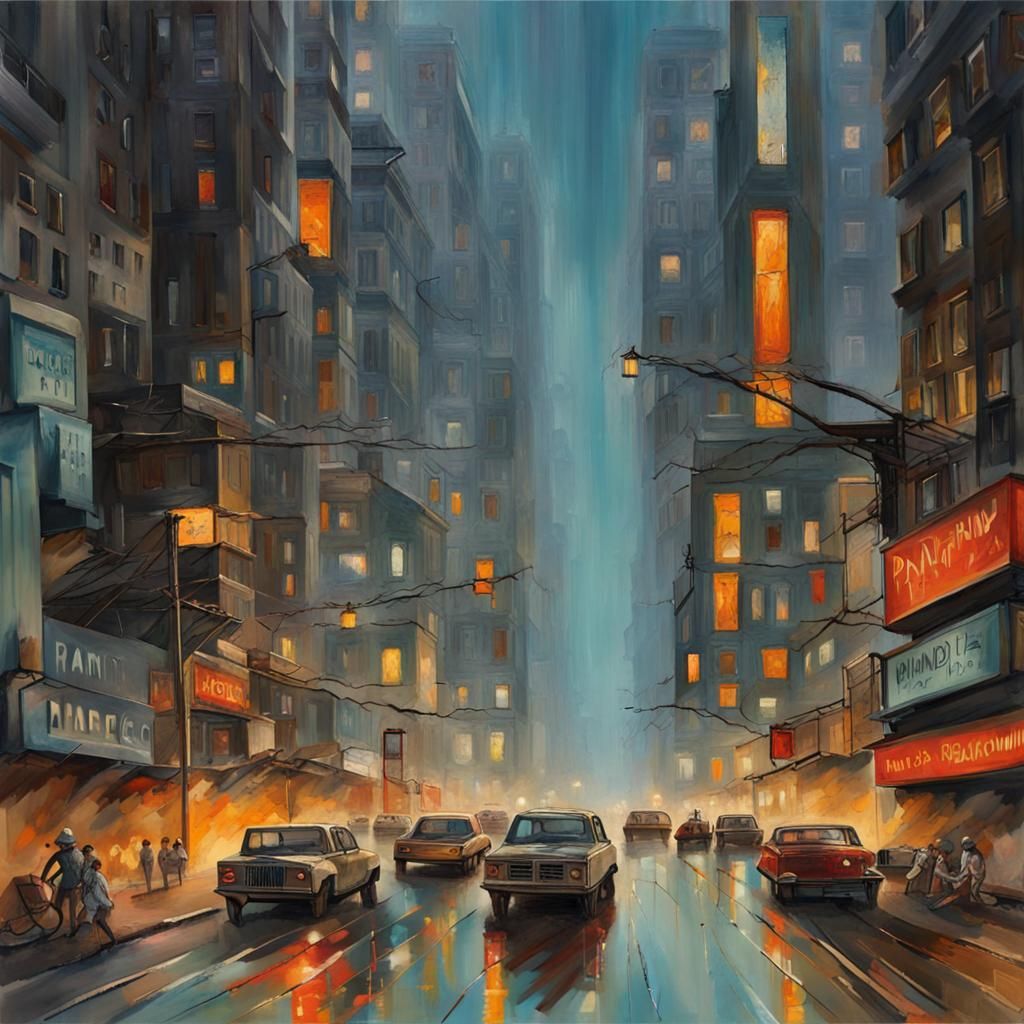 Hybrid Pandemonium: Chaotic Cityscape of Twisted Creatures