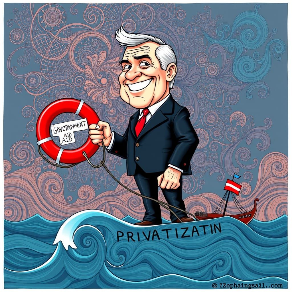 Surreal Satire of Hypocrisy in Politicians Who Leech Governm...