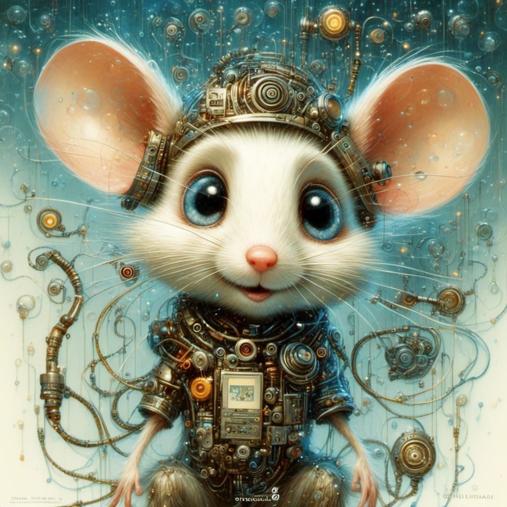 Adorable Mouse Inspired by Children's Book Illustrators