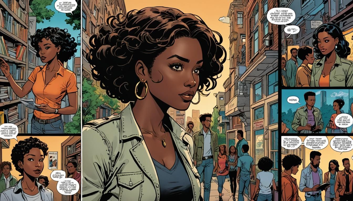 Comic Book Art: Student Enters Forbidden Zone