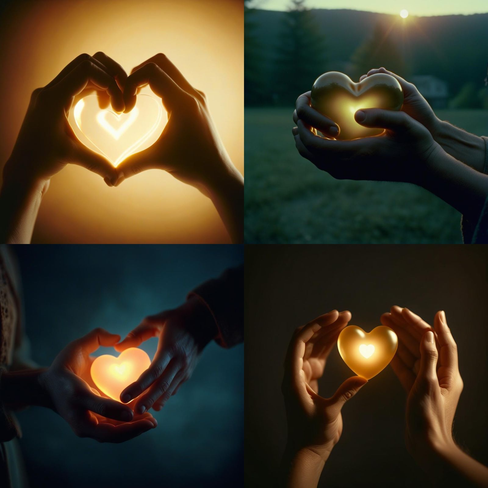 Hands Holding Heart Symbolizing Love and Care