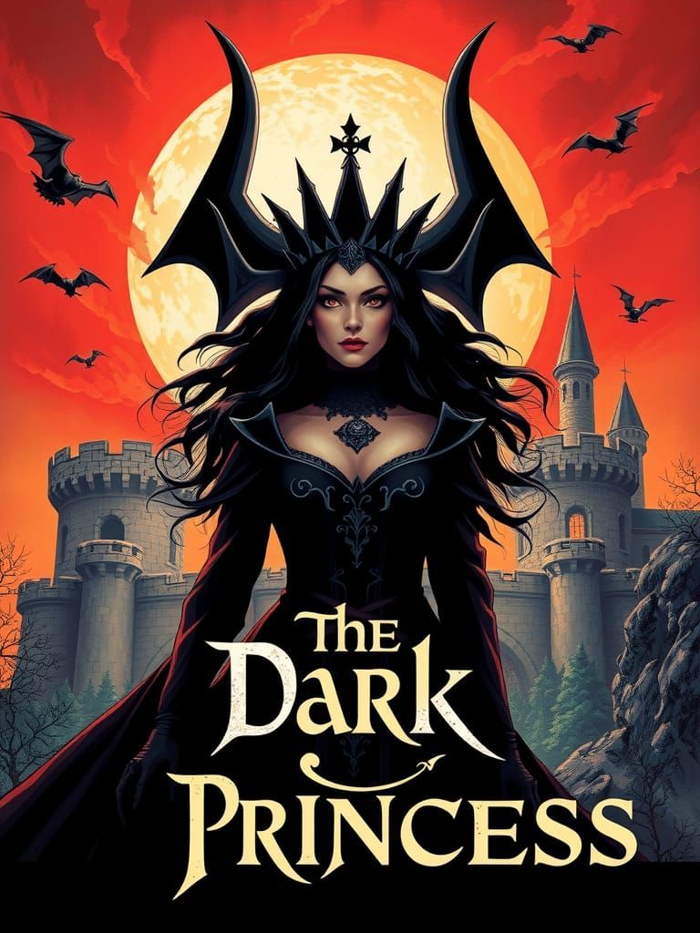 The Dark Princess: A Jim Burns Style Movie Poster