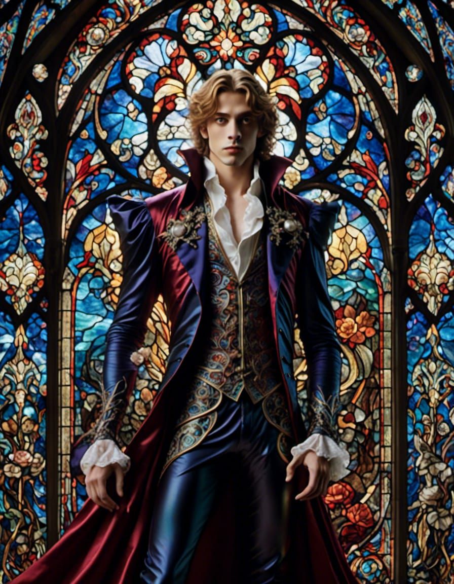 Fantasy Iridescent Vampire Portrait