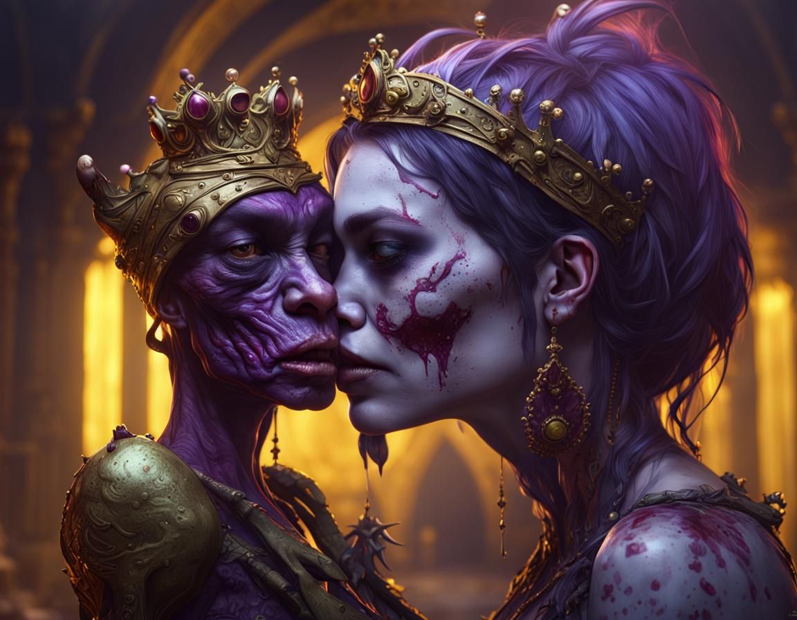 Zombie Frog Princess Kiss: Dark Fantasy Masterpiece