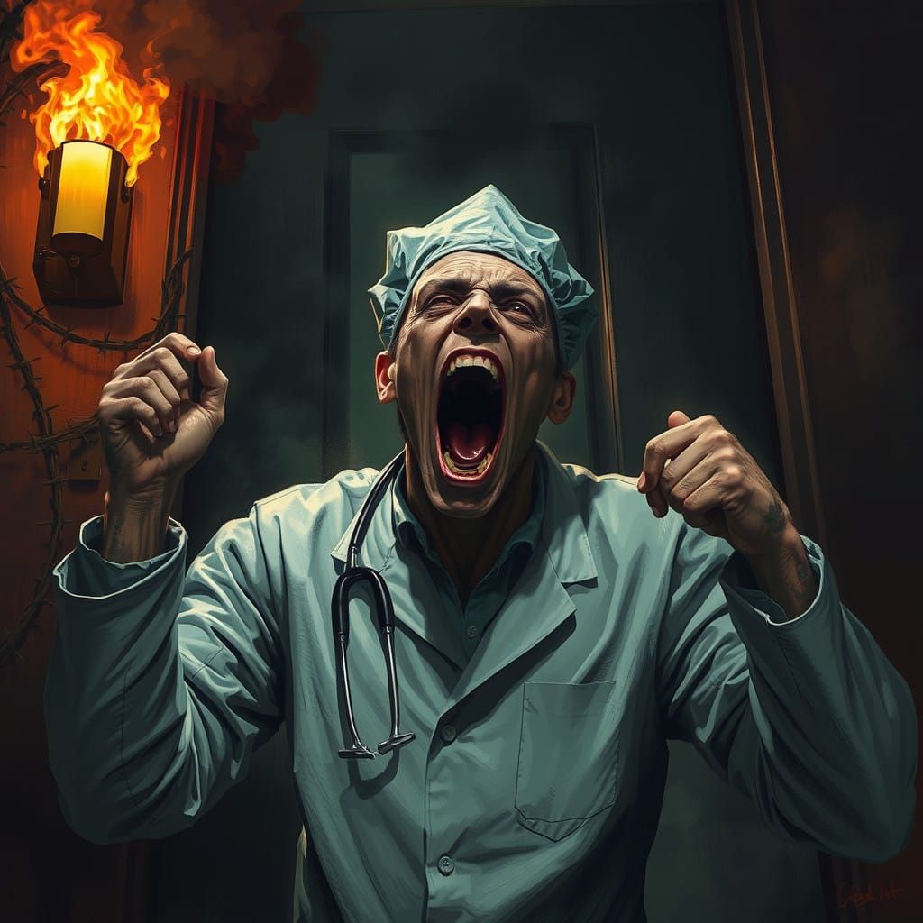 Sinister Neurosurgeon Confronts Darkness
