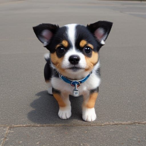 Adorable Puppy Portrait