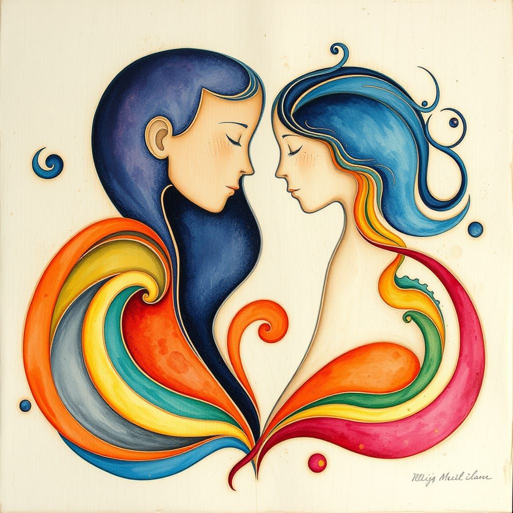 A Mother Forgiving her Child.