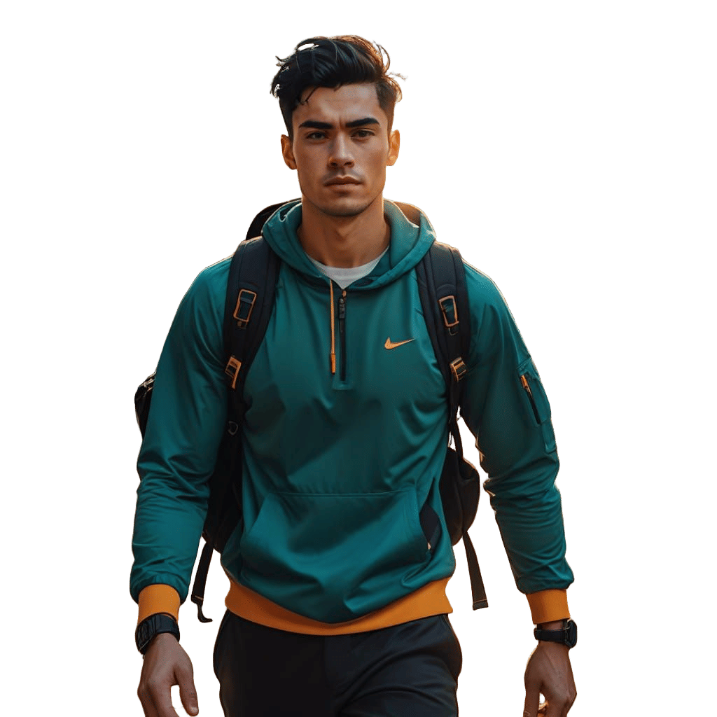 Fit Young Man with Athletic Physique and Sporty Style