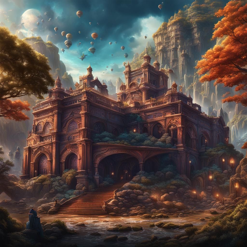 Movie Class Flyer: Detailed Matte Painting