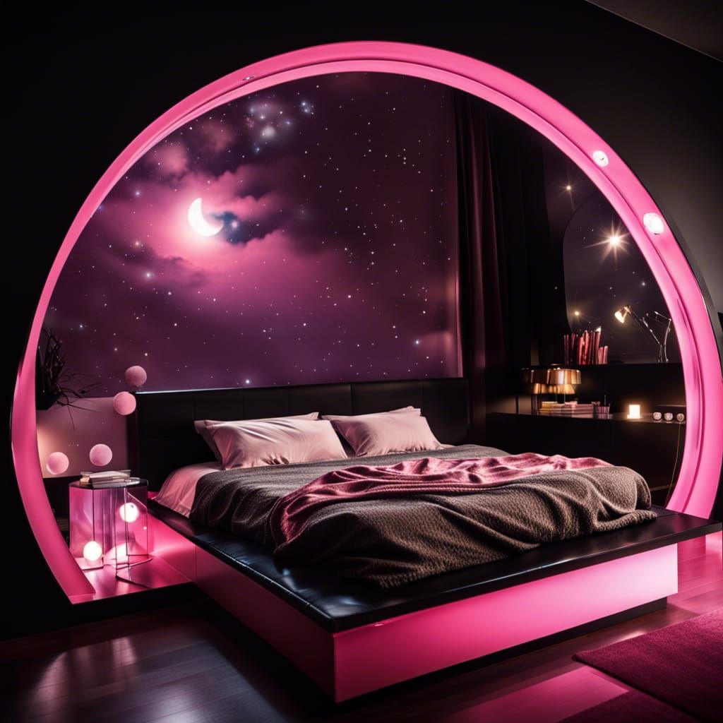 Bedroom in pink