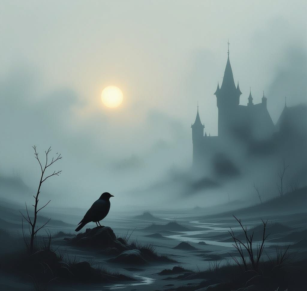 Eerie Silence: Misty Morning Bird Cry