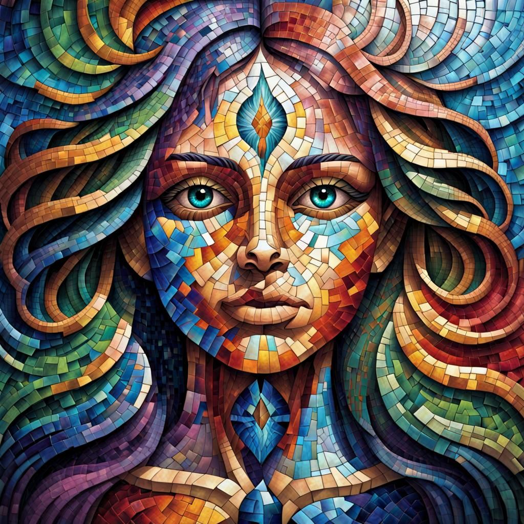 Intricate Soul Puzzle: A Cosmic Holographic Illustration