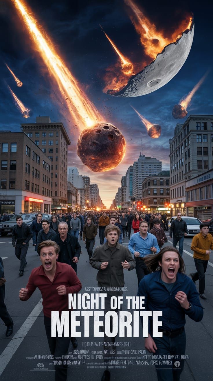 Movie Poster: Night of the Meteorite Disaster
