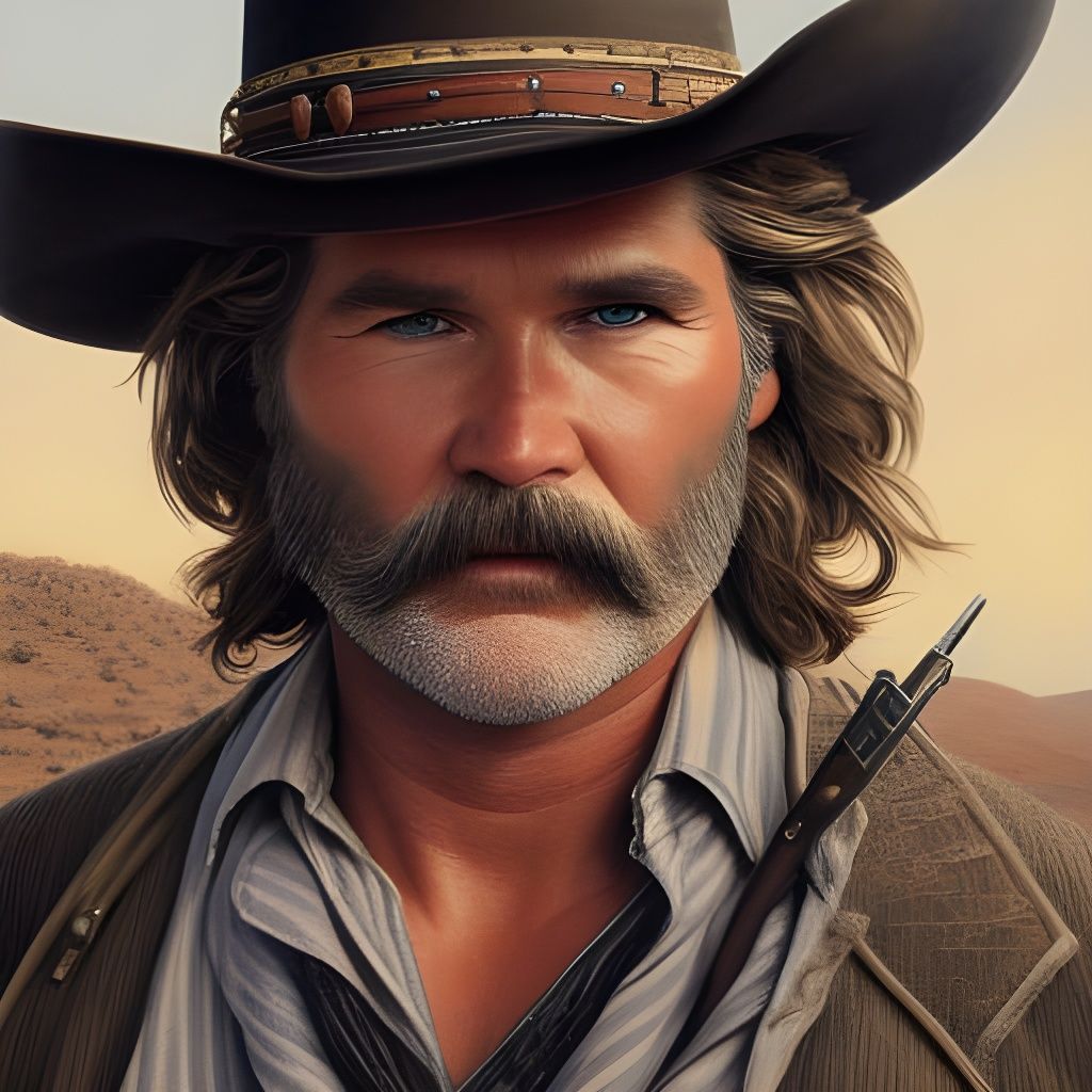 Wyatt Earp Portrait in Realistic Photo Style