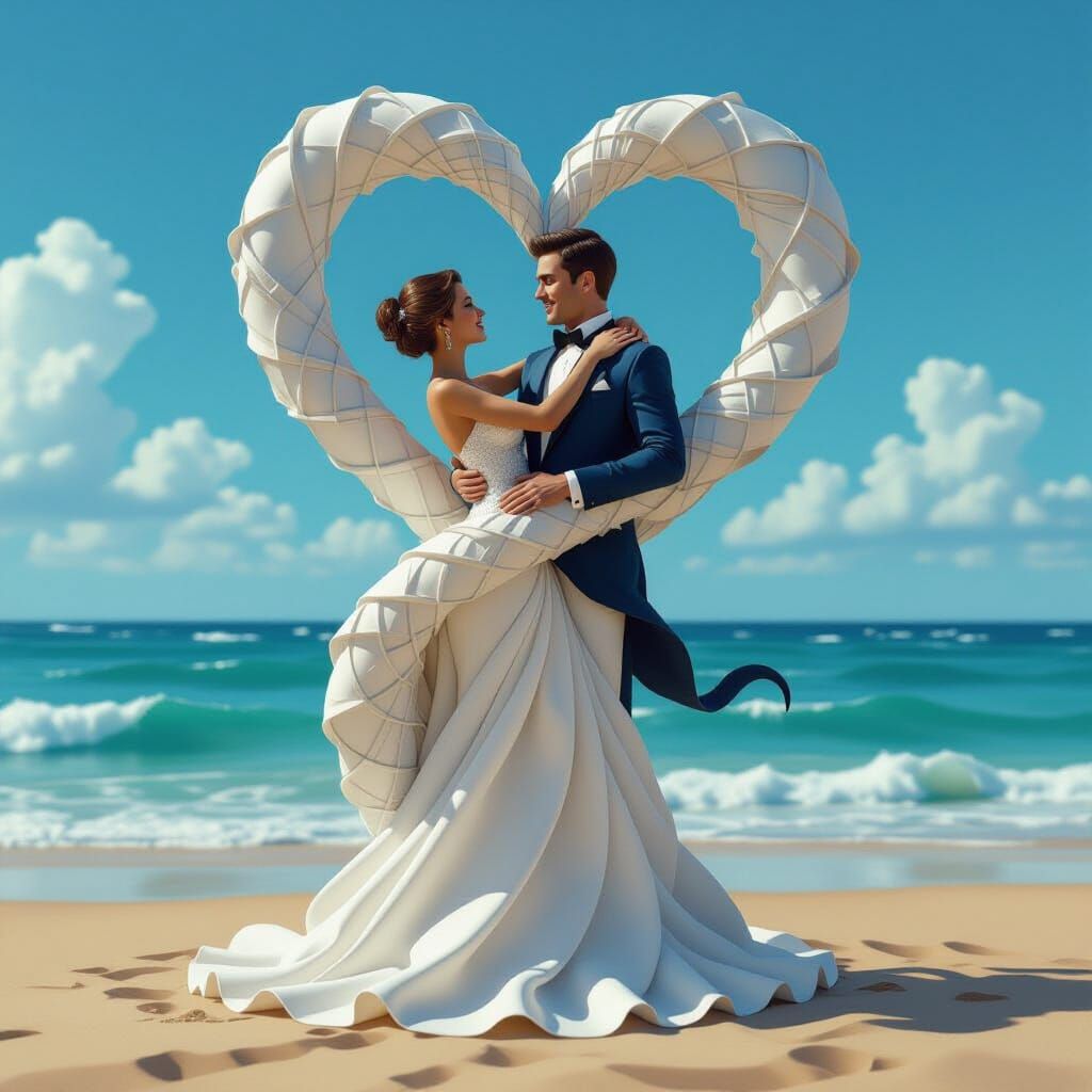 Dynamic Fabric Sculpture Simulates Snake Dance