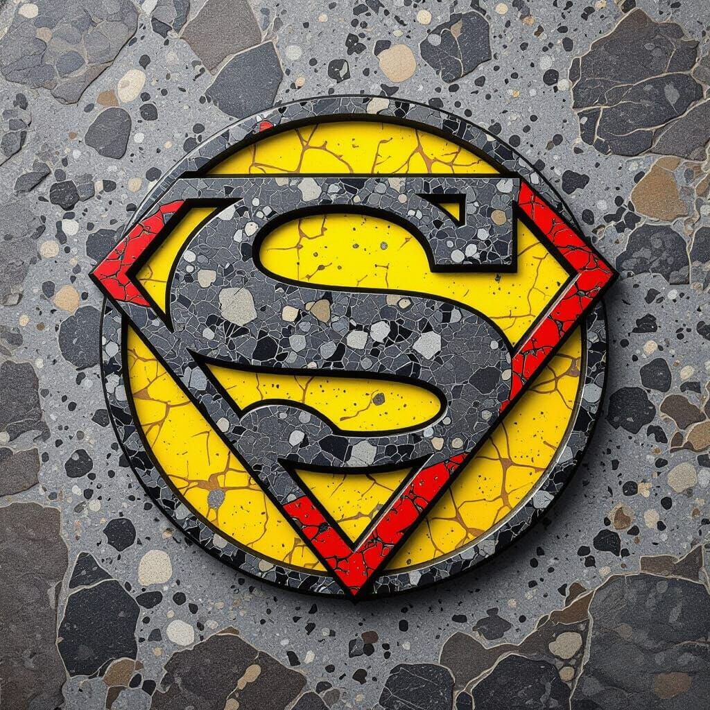 Granite G Emblem with Yellow and Red Pattern