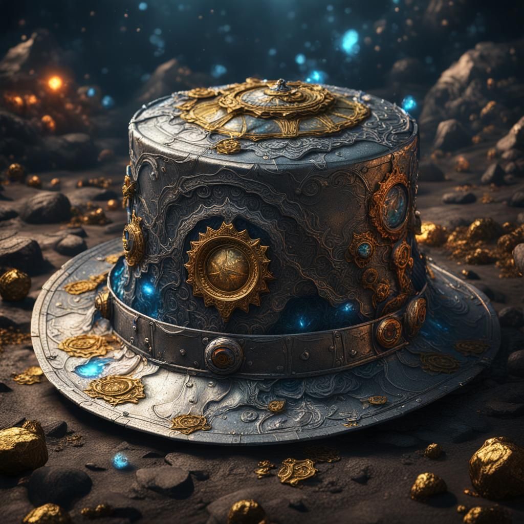 Conspiracy Theory: Detailed Matte Painting of Tin Foil Hat