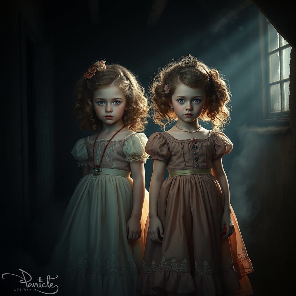 Creepy Bohemian Princesses in Dusty Attic